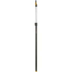Fiskars Manche Télescopique Pour Têtes D'outils QuikFit, Longueur: 1,4 - 2,4 M, Aluminium, Noir/Orange, QuikFit, 1000666