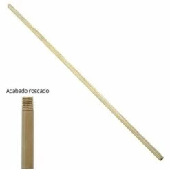 WOLFPACK Manche Balai Métal Bois 1150x22 Mm Fileté