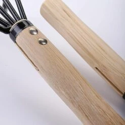 Râteau De Jardin Râteau à Fleurs Râteau à Main De Jardin Poignée De Manche D'outil De Jardin 2 Pièces Irisfr （ Noir） -Manche et accessoires pour manche d'outils de jardin Soldes Magasin 42848852 4