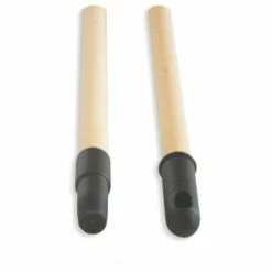 Manche De Raclette En Bois Poncé 1,30 M Avec Vis Nylon Diamètre 24 Et Attache THOMAS