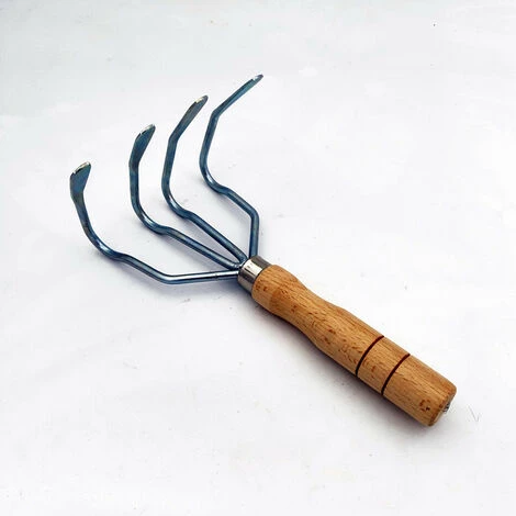 BENOBBY KIDS Antirouille Râteau à Griffes De Crustacés 4 Dents Clam Ho-mi Marée Plat Outils à Main Jardinage Jardiniers Quatre Pieds Râteau Hoe Japonais Ninja Griffe Cultivateur Pour Une Prise Ferme Cueillette De Patates Douces, 1 Pcs 5 BENOBBY KIDS Antirouille Râteau à Griffes De Crustacés 4 Dents Clam Ho-mi Marée Plat Outils à Main Jardinage Jardiniers Quatre Pieds Râteau Hoe Japonais Ninja Griffe Cultivateur Pour Une Prise Ferme Cueillette De Patates Douces, 1 Pcs – Image 3