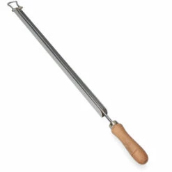 EDM VARILLA PORTAPERIÓDICOS ALUMINIO CON MANGO DE MADERA