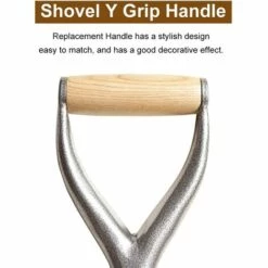 ENLENK Poignée De Pelle En Fer De 31 Mm De Diamètre Intérieur - Poignée En Y - Bonne Protection De La Main - Accessoire De Jardin En Fer Solide - Outil De Jardinage Pour Creuser La Neige, Râteau -Manche et accessoires pour manche d'outils de jardin Soldes Magasin 67677885 4
