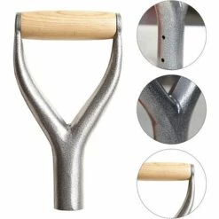 ENLENK Poignée De Pelle En Fer De 31 Mm De Diamètre Intérieur - Poignée En Y - Bonne Protection De La Main - Accessoire De Jardin En Fer Solide - Outil De Jardinage Pour Creuser La Neige, Râteau -Manche et accessoires pour manche d'outils de jardin Soldes Magasin 67677885 5