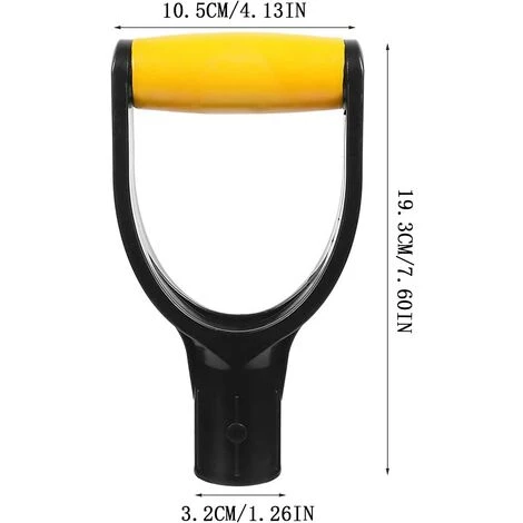 ENLENK Forme De D En Plastique Poignée De Pelle Outils De Jardin à Manche De Pelle à Neige Poignée Préhension Pelle Poignée Rechange En Forme De D Poignée En D De Rechange Plastique Manche Pelle Jardin 4 ENLENK Forme De D En Plastique Poignée De Pelle Outils De Jardin à Manche De Pelle à Neige Poignée Préhension Pelle Poignée Rechange En Forme De D Poignée En D De Rechange Plastique Manche Pelle Jardin – Image 2
